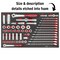 Teng Tools 118 Piece Screwdriver, Plier, Hammer, Sockets, Wrench Tool SCE1 - alternate 3